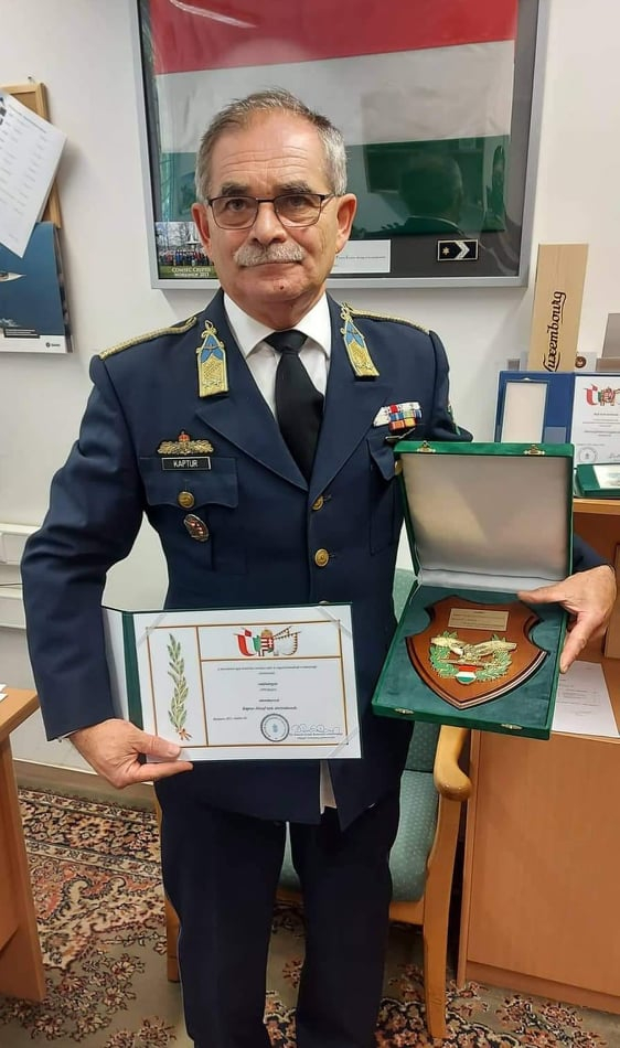 Elismerőrő kitüntetésben részesült Kaptur József polgármester úr