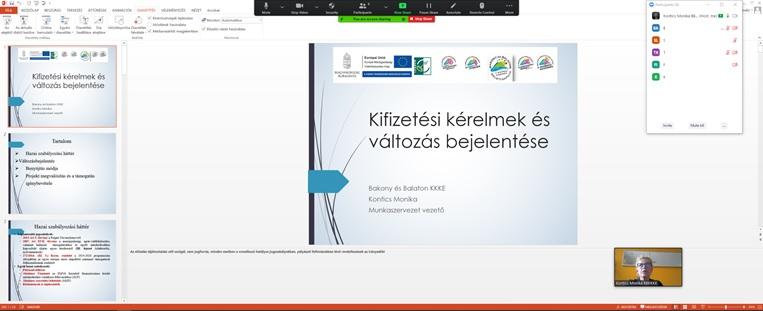 Kifizetési kérelmekkel kapcsolatos szakmai fórumot tartottunk