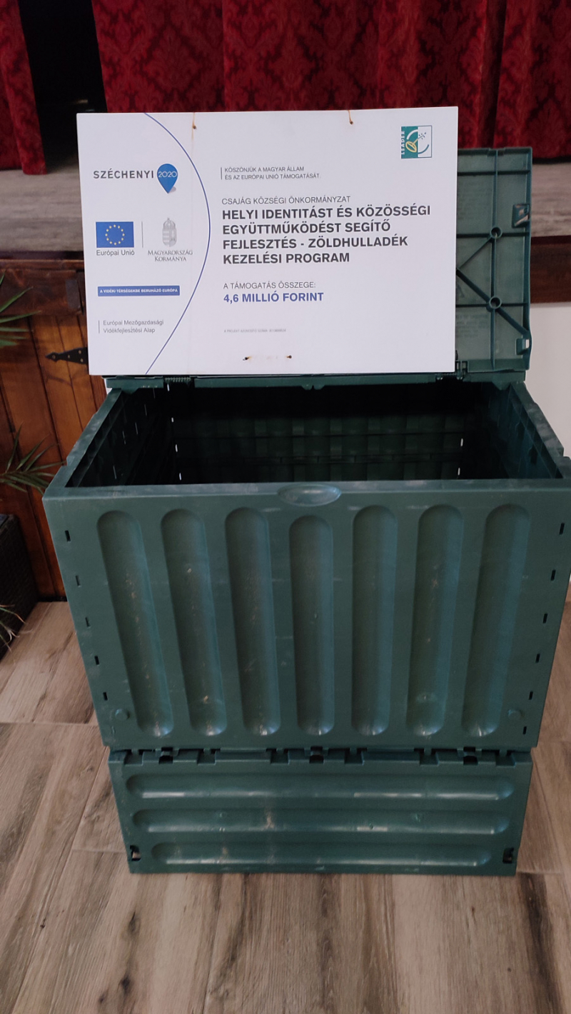 Zöldhulladék kezelési program Csajágon